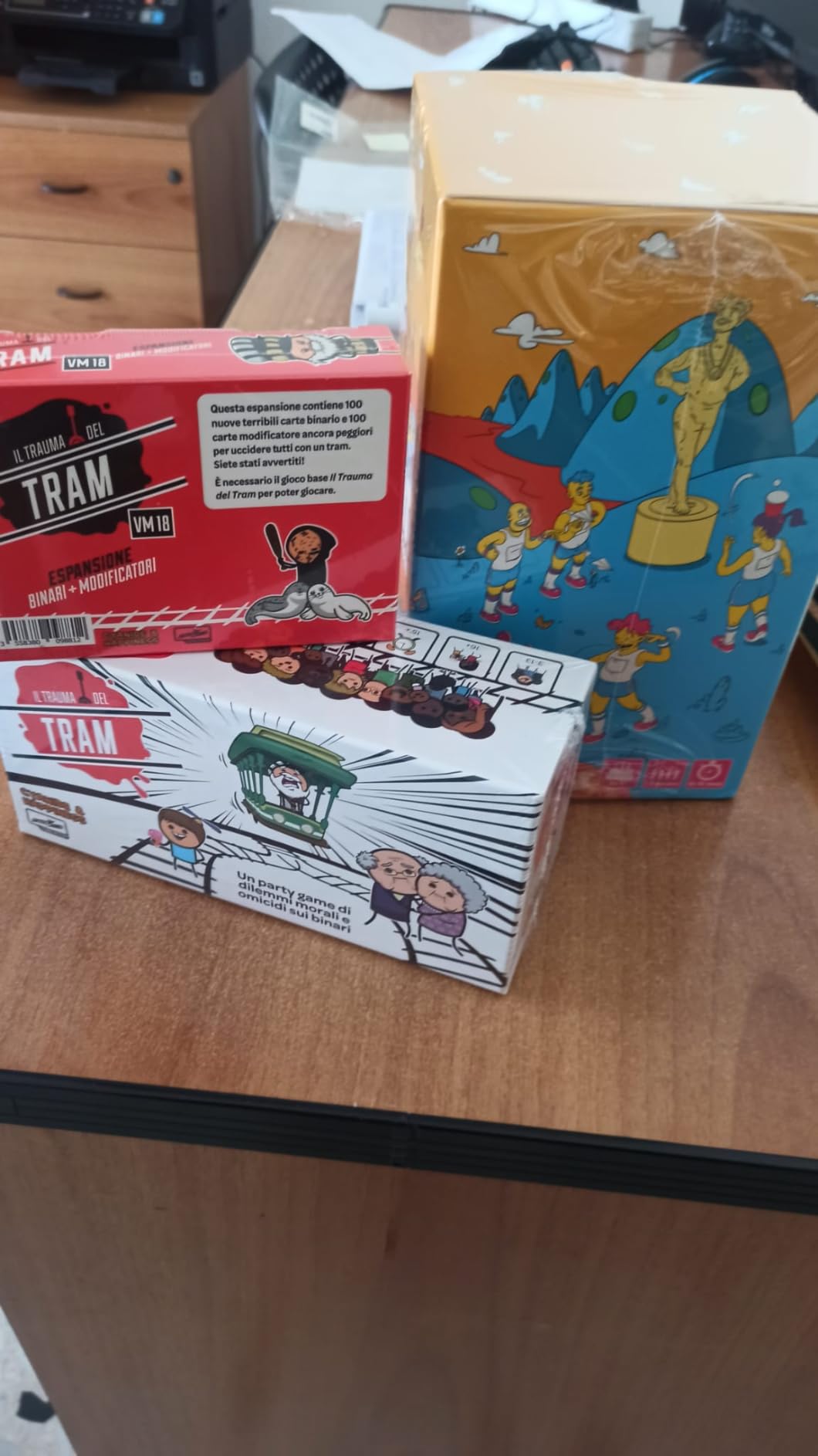 Asmodee Il Trauma del Tram party game edizione italiana 3-13 giocatori