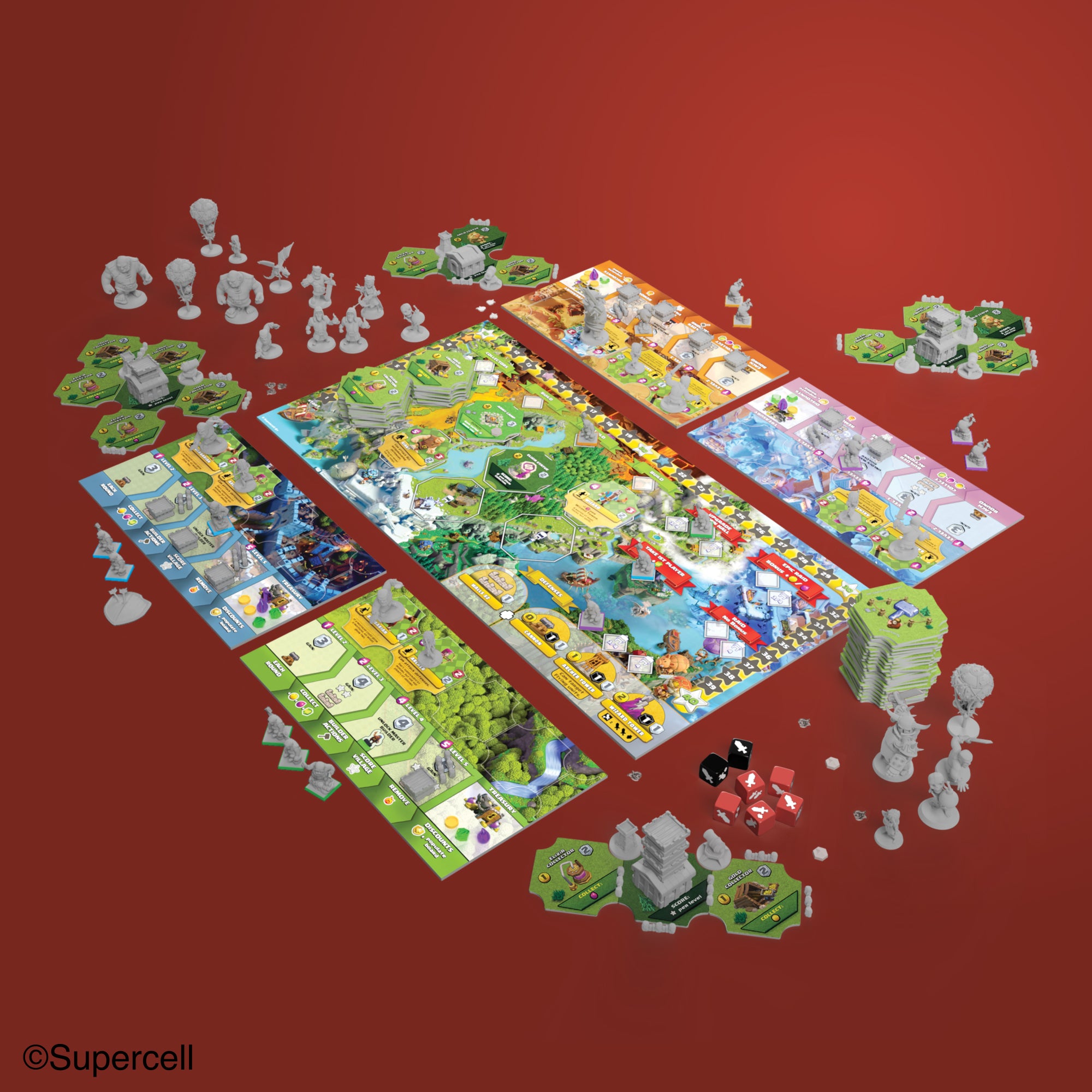 Maestro Media Clash of Clans Epic Raid Collector's Gioco Tavolo