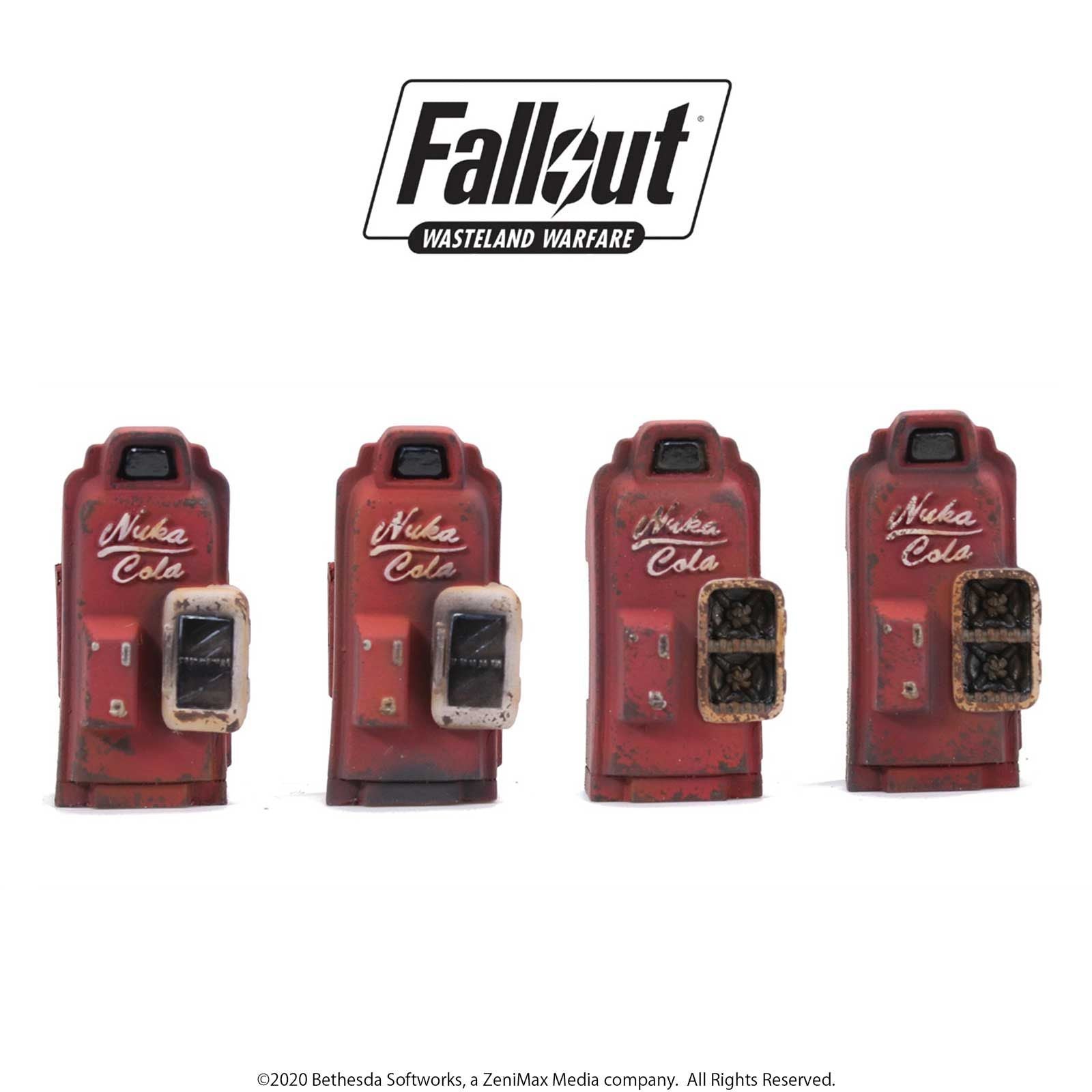 Modiphius Fallout Wasteland Warfare Nuka-Cola Machines Scenici