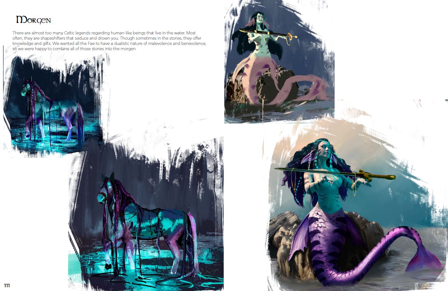 Modiphius Legends of Avallen Art Compendium Art Book 158 Pagine