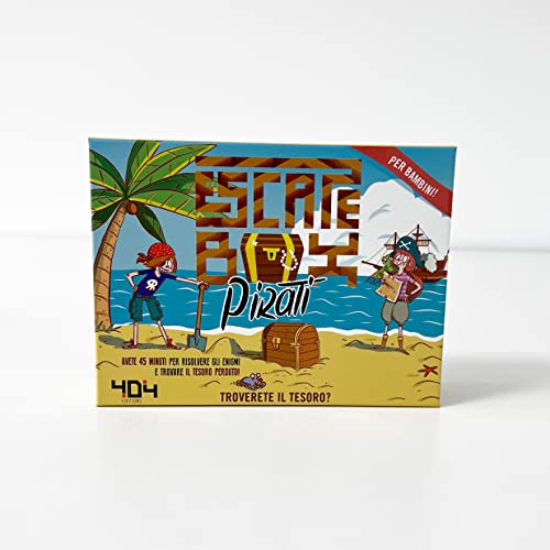 Asmodee Escape Box Pirati gioco scatola 2-5 giocatori 45 min