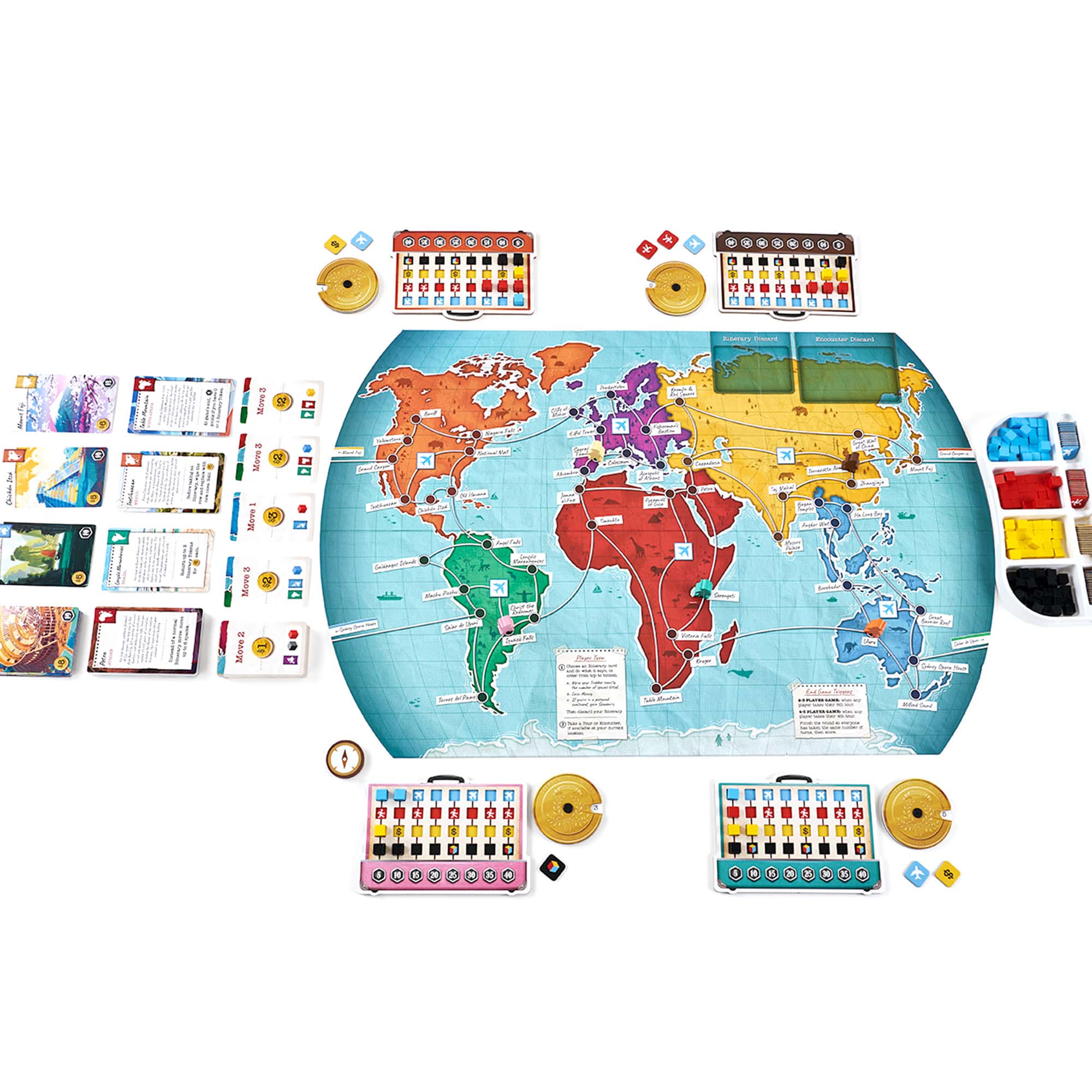Trekking the World Second Edition gioco da tavolo viaggio