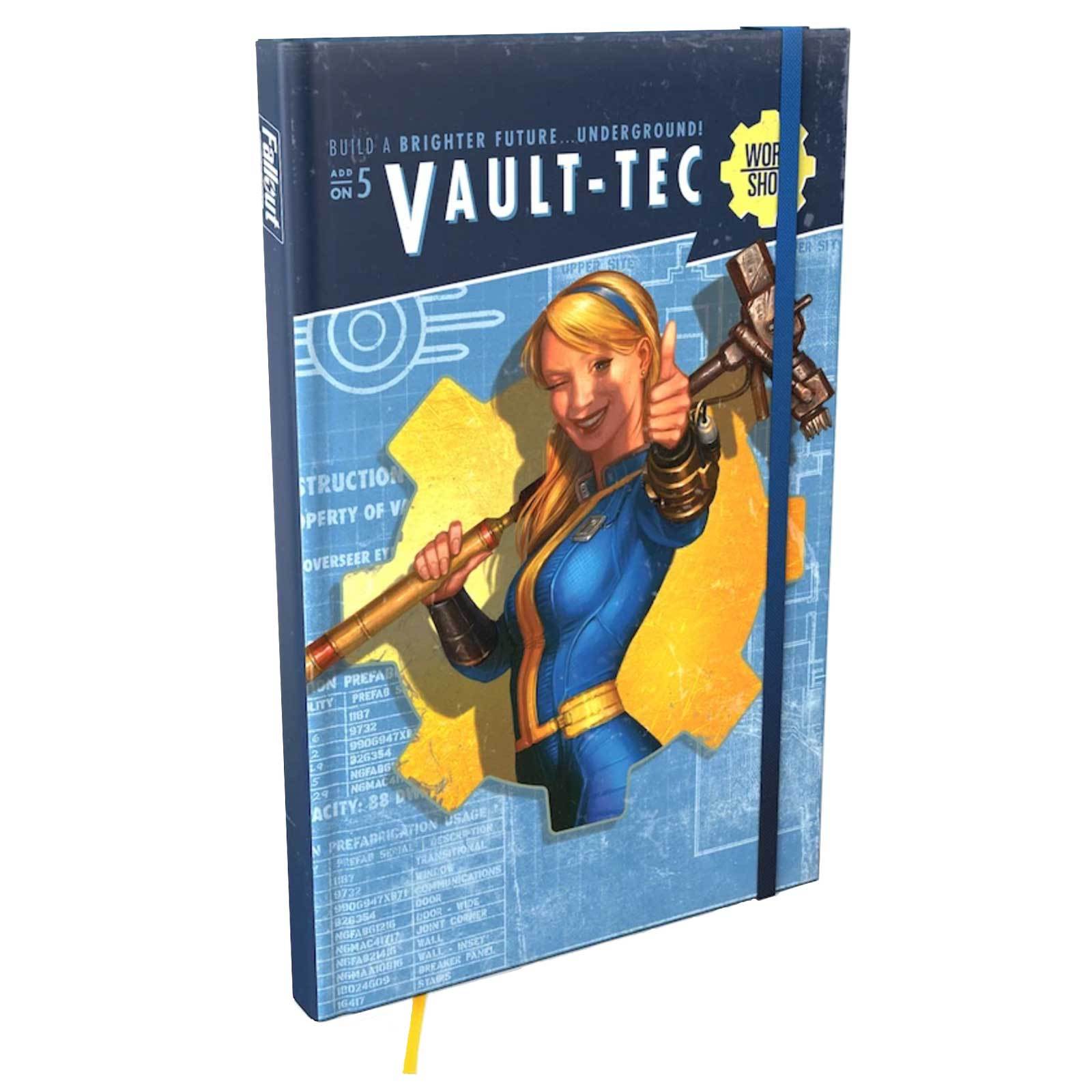 Modiphius Fallout Wasteland Warfare Vault-Tec quaderno 160 pagine