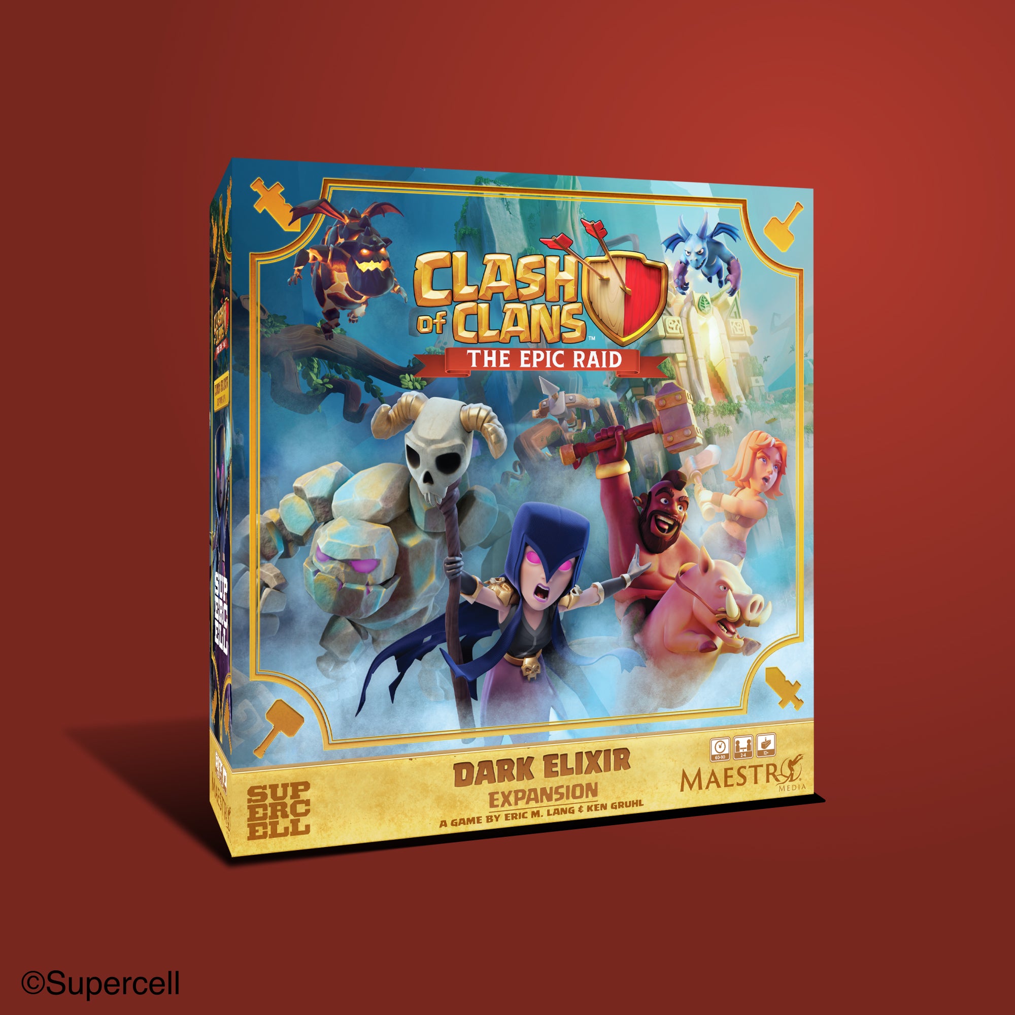 Clash of Clans The Epic Raid Espansione Elisir Nero gioco da tavolo