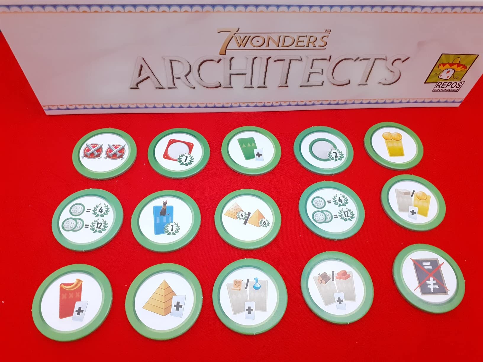 Asmodee 7 Wonders Architects Gioco Base Gioco da Tavolo
