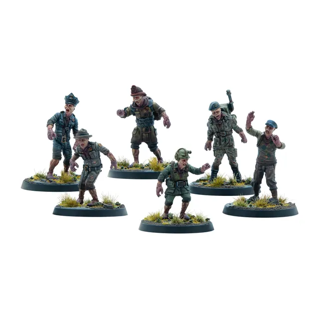 Modiphius Fallout: Factions Ghoulish Remnants miniature 6 pezzi resina