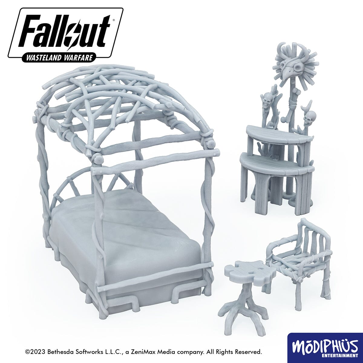 Fallout Wasteland Warfare Cult Mothman Altar file STL