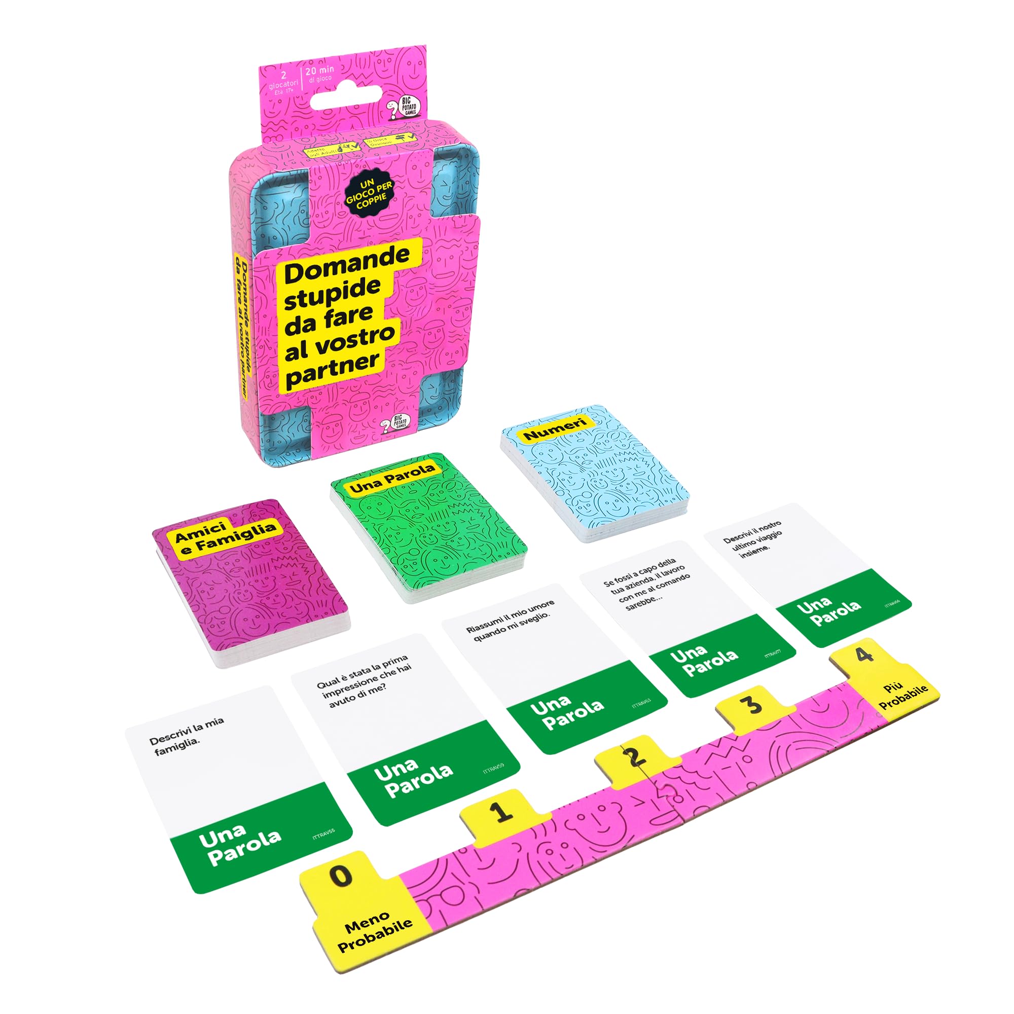 Asmodee Domande Stupide per Partner carte da gioco per coppie