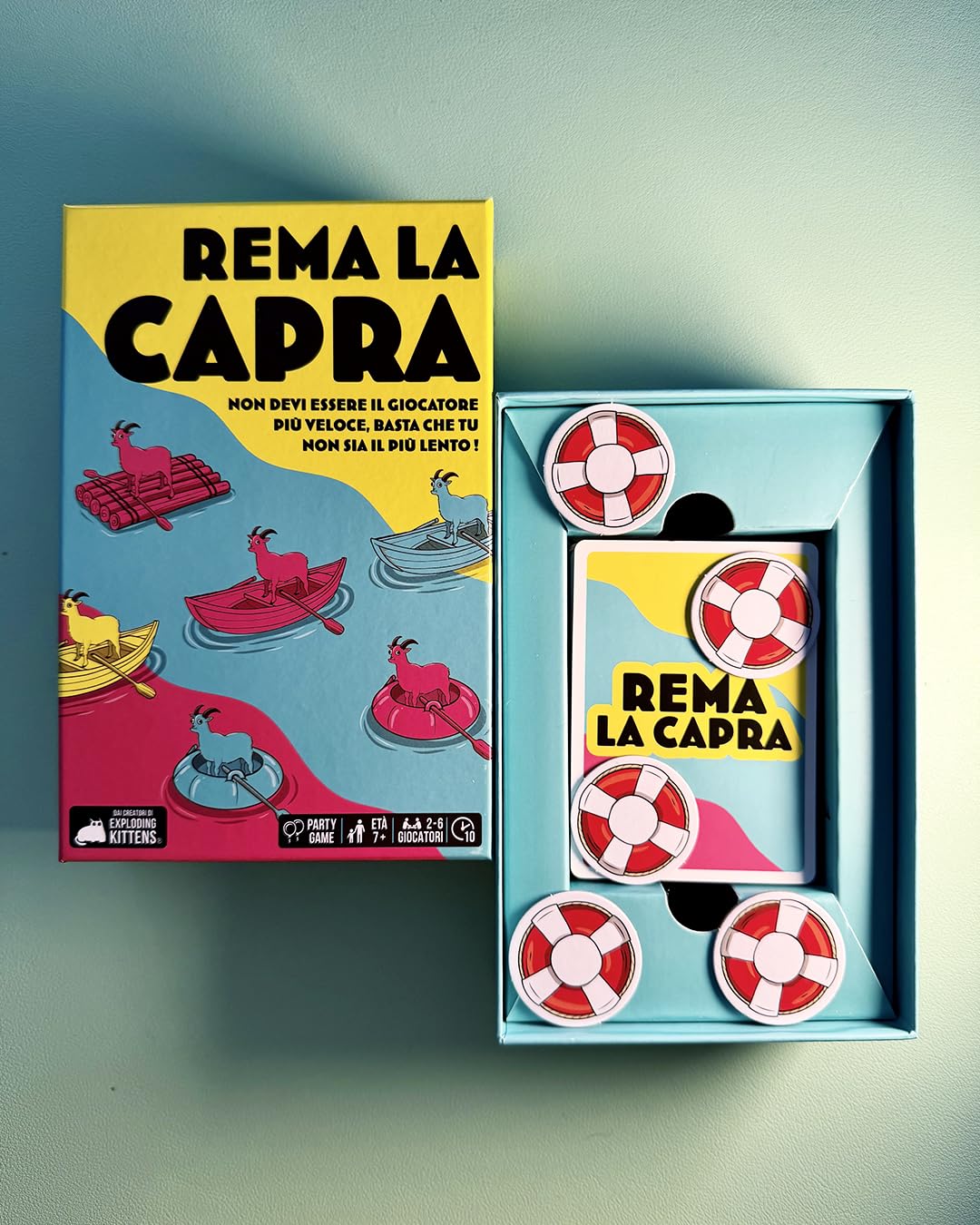 Asmodee Party Games Rema la Capra gioco carte 2-6 giocatori