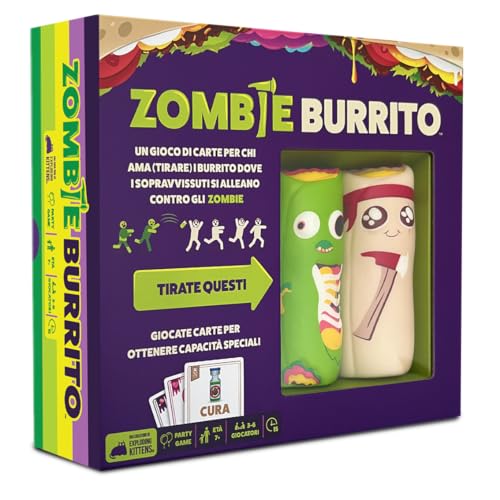Asmodee Zombie Burrito gioco da tavolo edizione italiana 2-5 giocatori