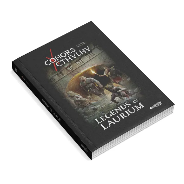Modiphius Cohors Cthulhu Legends of Laurium libro 204 pagine