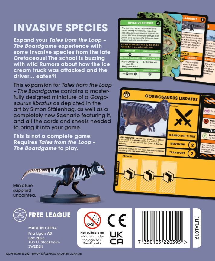 Tales From the Loop Invasive Species espansione scenario pack
