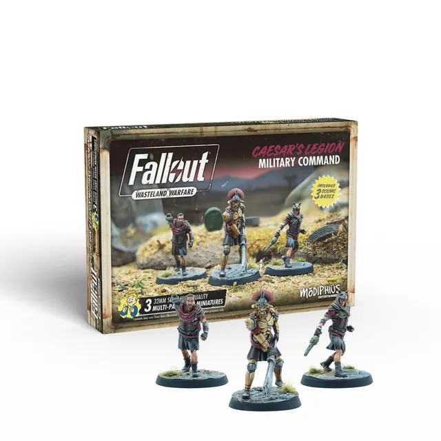 Fallout Wasteland Caesar's Legion Military Command 3 Miniature