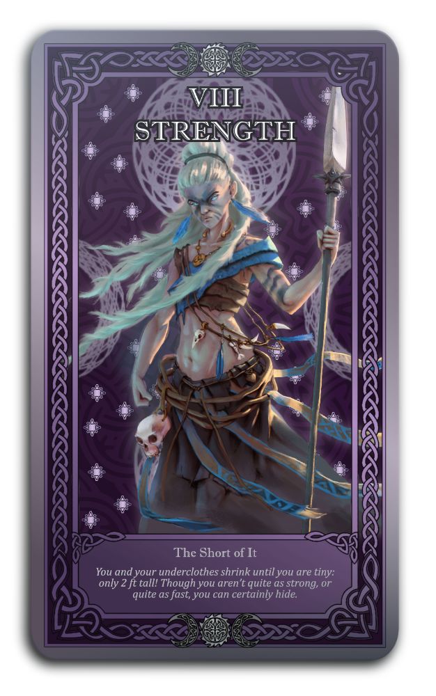 Modiphius Legends of Avallen Faerie Trick mazzo tarocchi 78 carte