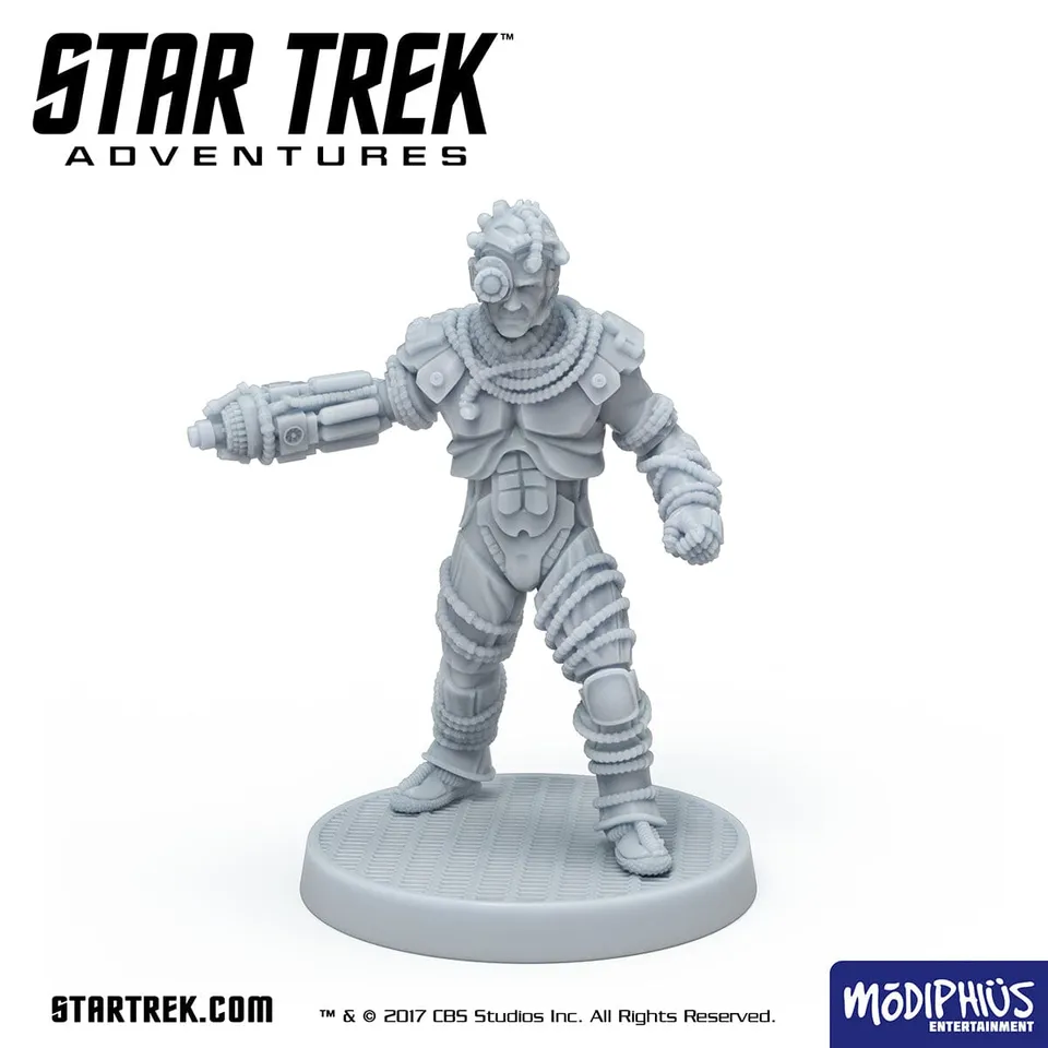 Star Trek Adventures Borg Male 1 TNG file STL miniatura 32mm