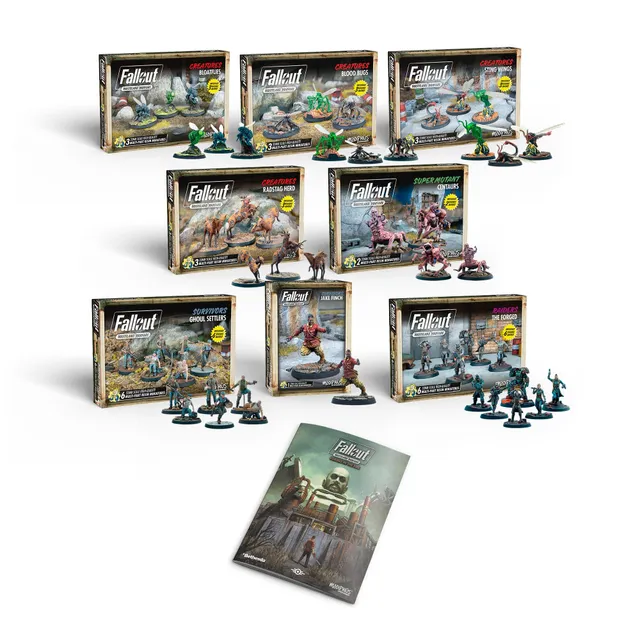 Fallout Wasteland Warfare Forged in the Fire bundle miniature