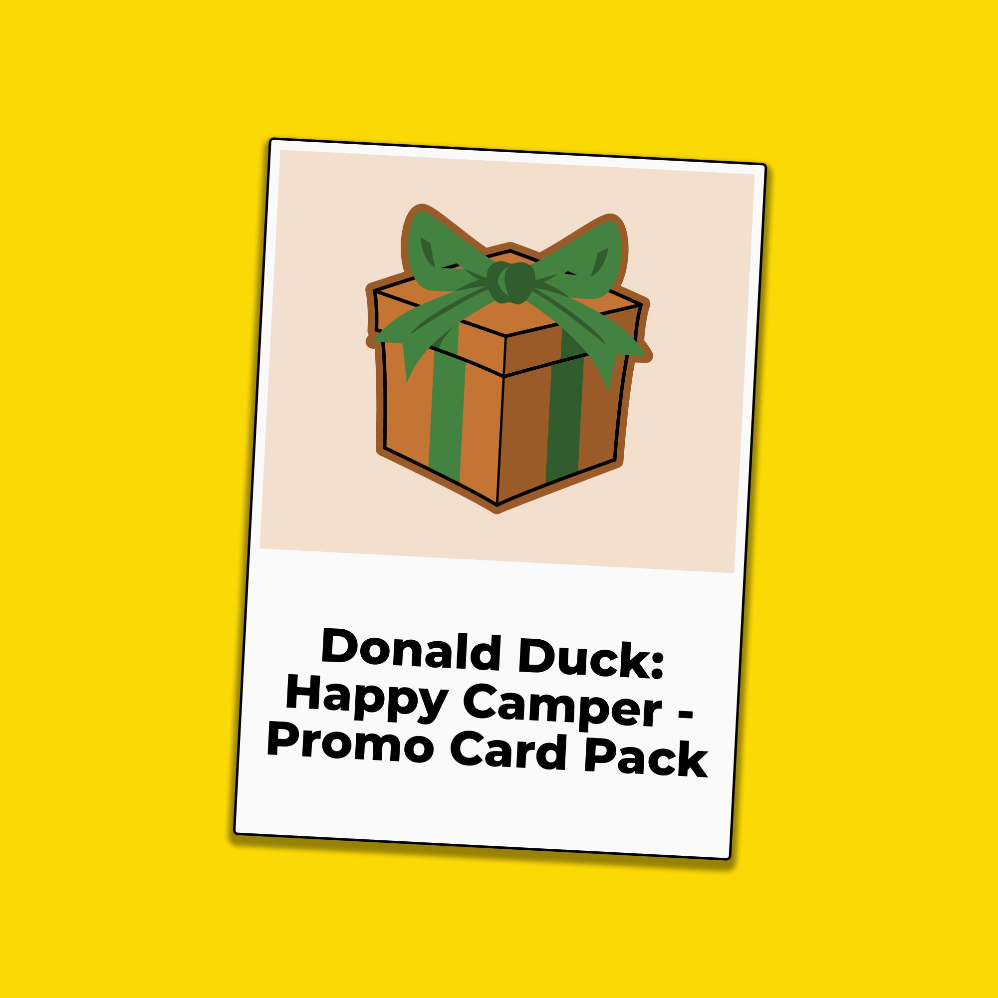 Maestro Media Happy Camper Donald Duck Carte Promo 5 Pezzi