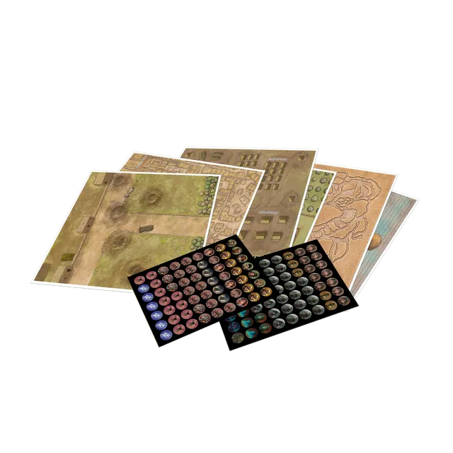 Modiphius Achtung Cthulhu Starter Pack VTT 6 mappe 66 token