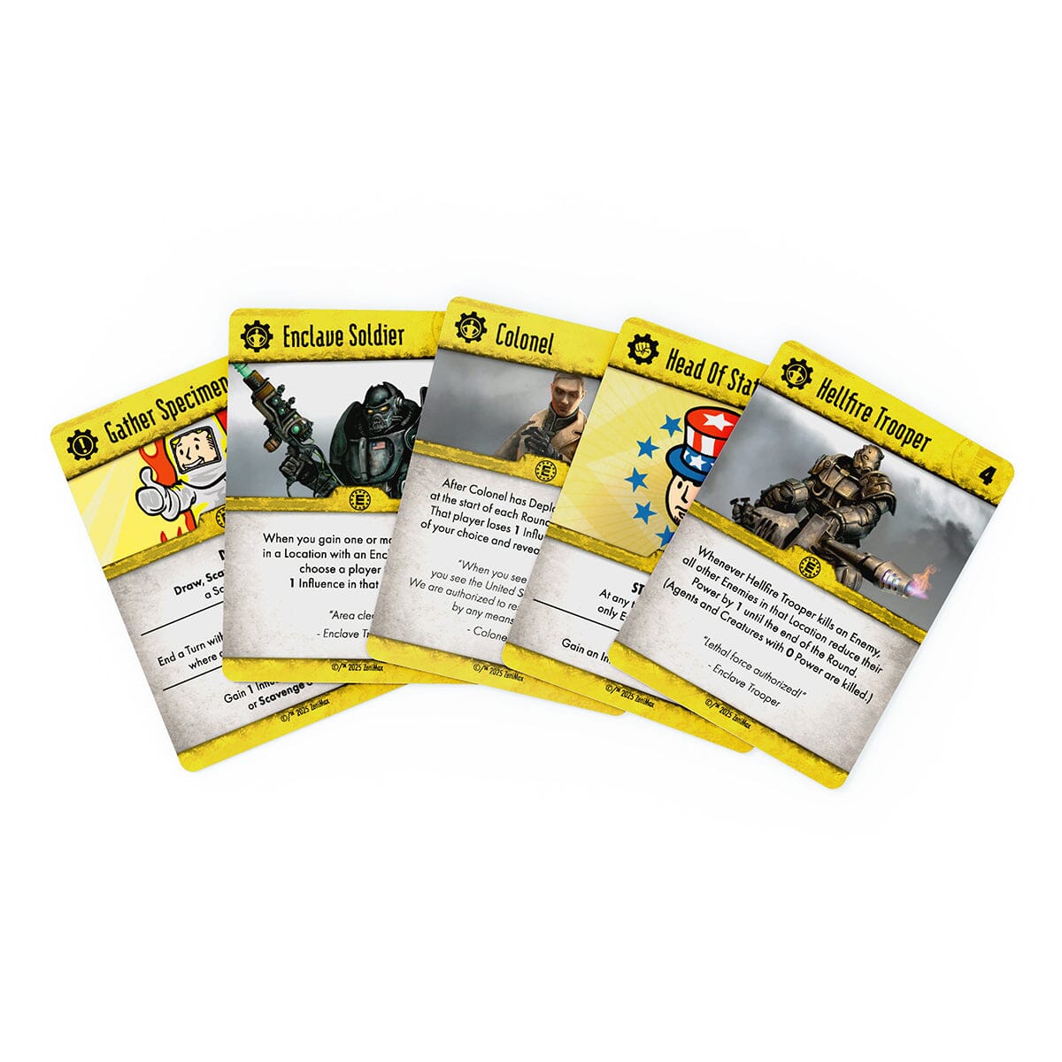 Modiphius Fallout Power Play gioco carte 2-4 giocatori