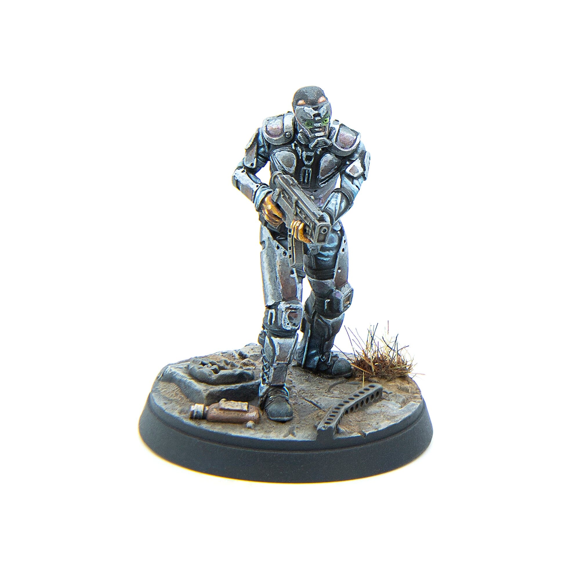 Modiphius Fallout: Wasteland Warfare Enclave Assault Force set miniature 6 pezzi