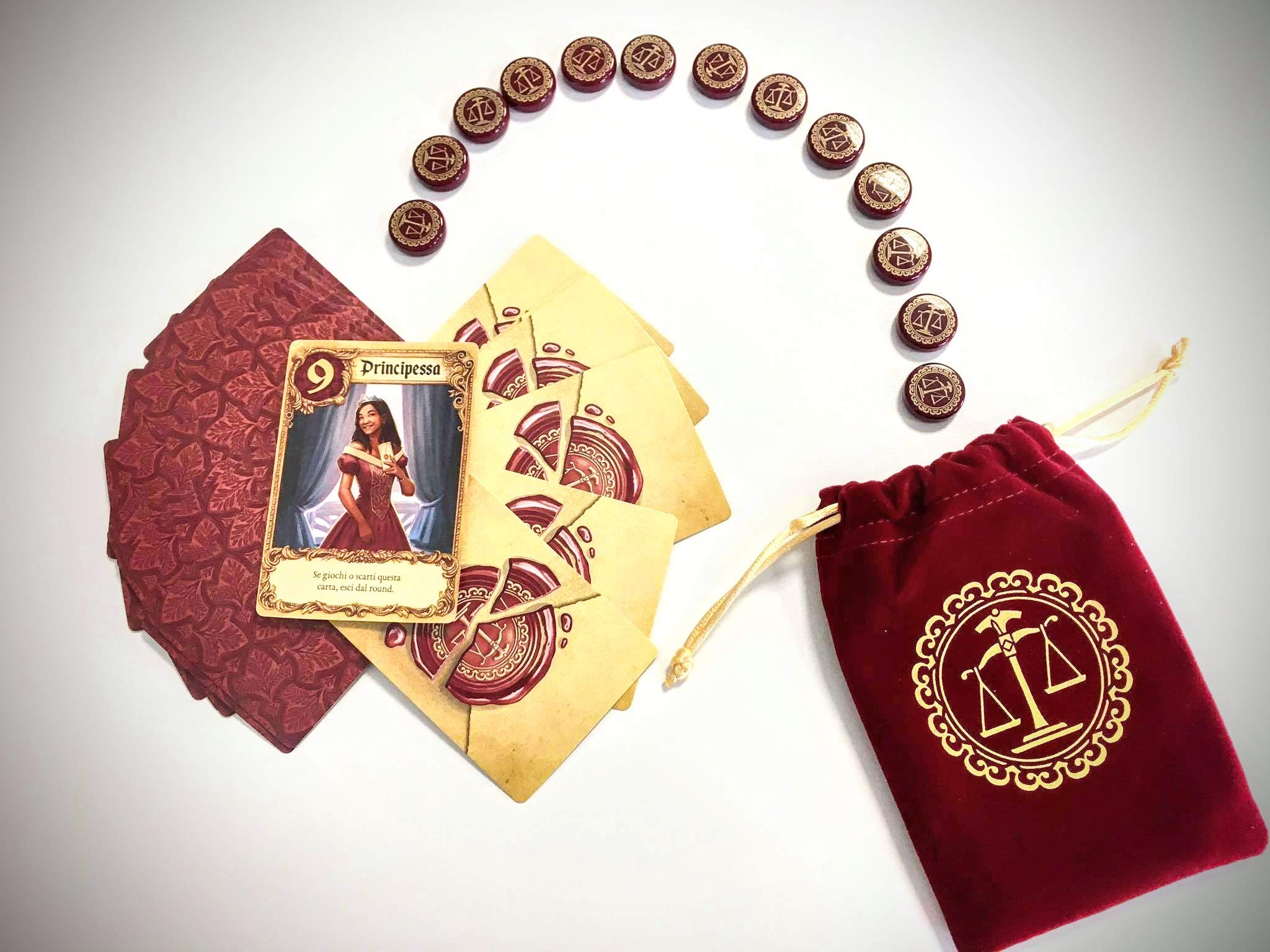 Asmodee Love Letter Gioco di Carte Bluff 2-6 giocatori italiano