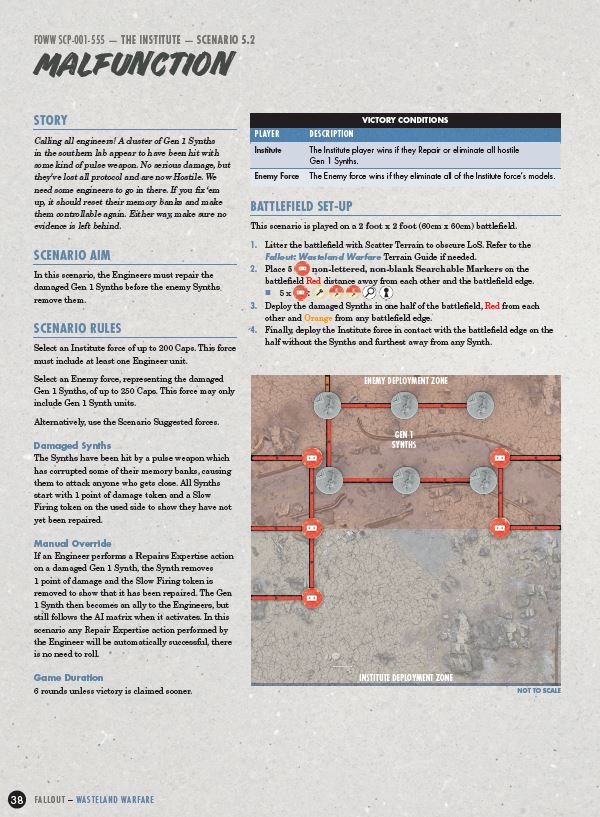 Modiphius Fallout Wasteland Warfare Libro Awesome Tales Cap 1