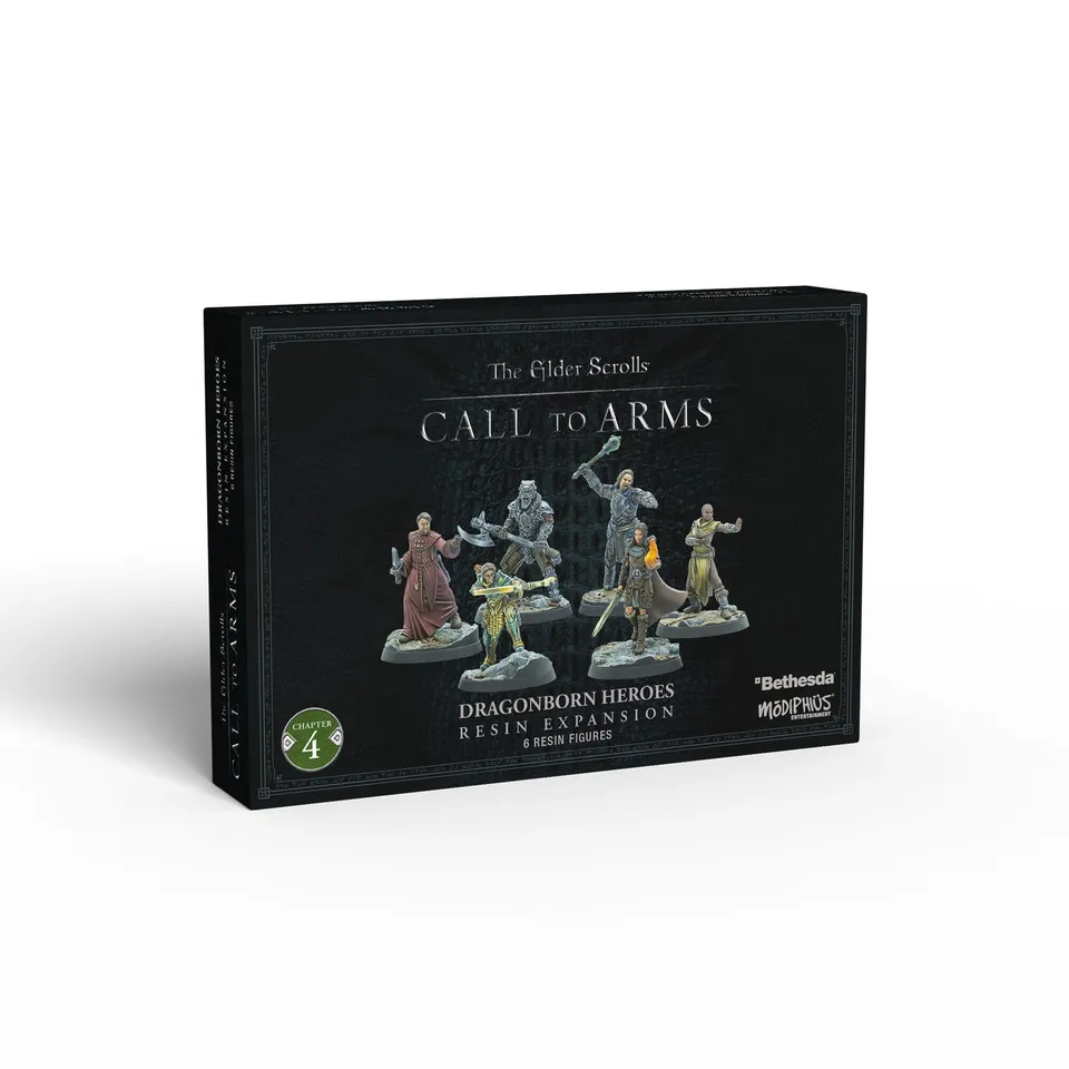 Elder Scrolls Call to Arms Dragonborn Heroes miniature 6 pezzi