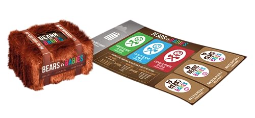 Asmodee Bears vs Babies gioco carte party 2-5 10+ anni