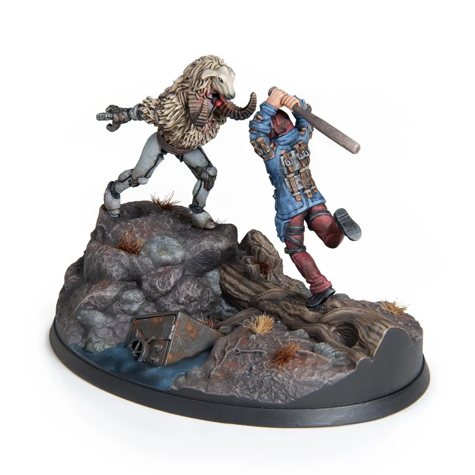 Fallout Miniatures Pylon Ambush Set 2 Miniature Resina 32mm