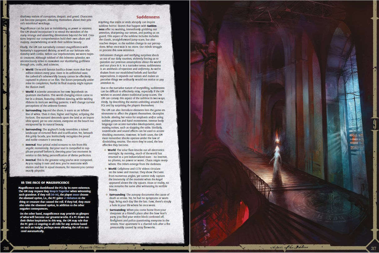KULT Beyond Darkness and Madness manuale Black Edition
