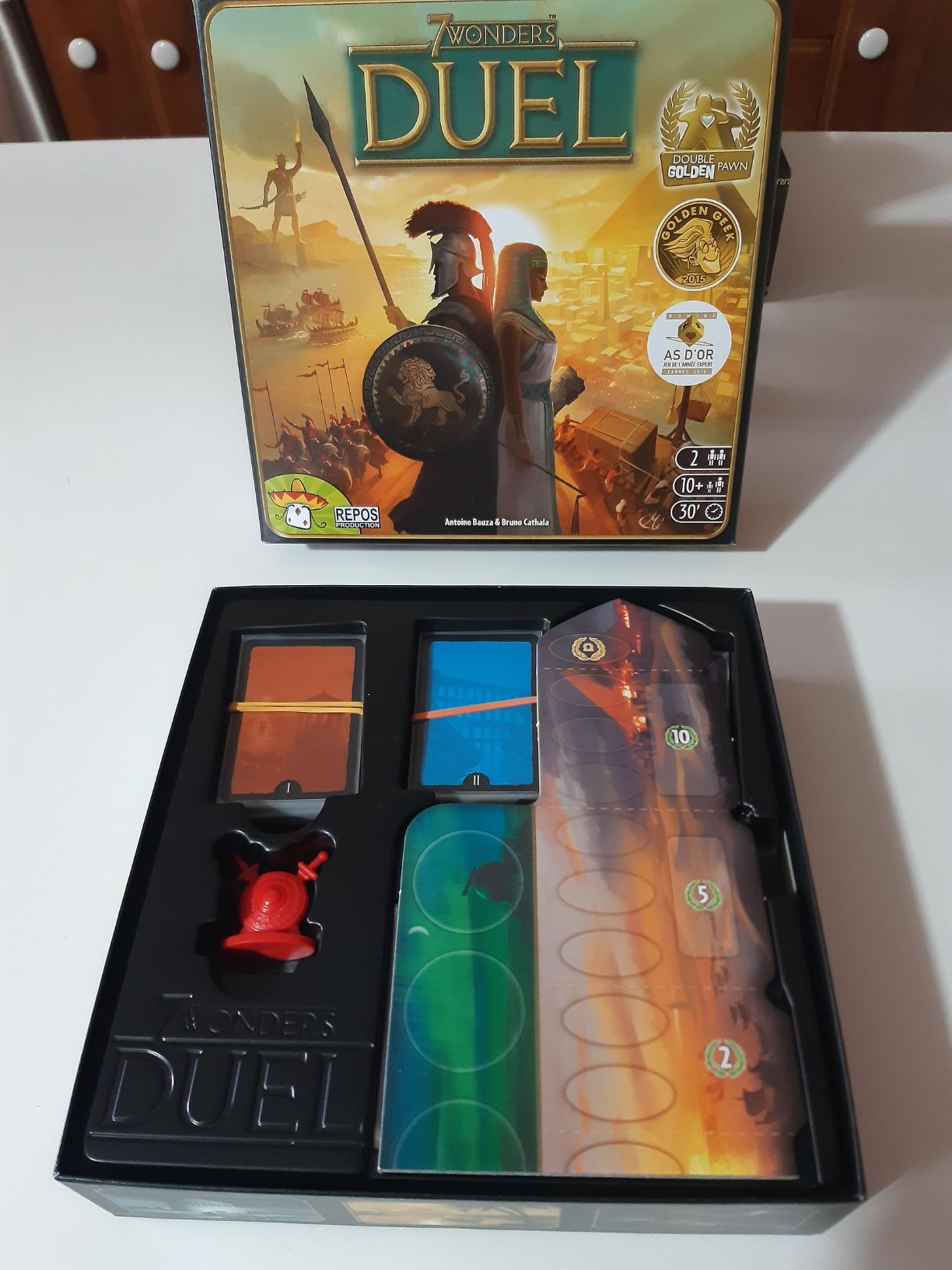Asmodee 7 Wonders Duel gioco strategia 2 giocatori italiano