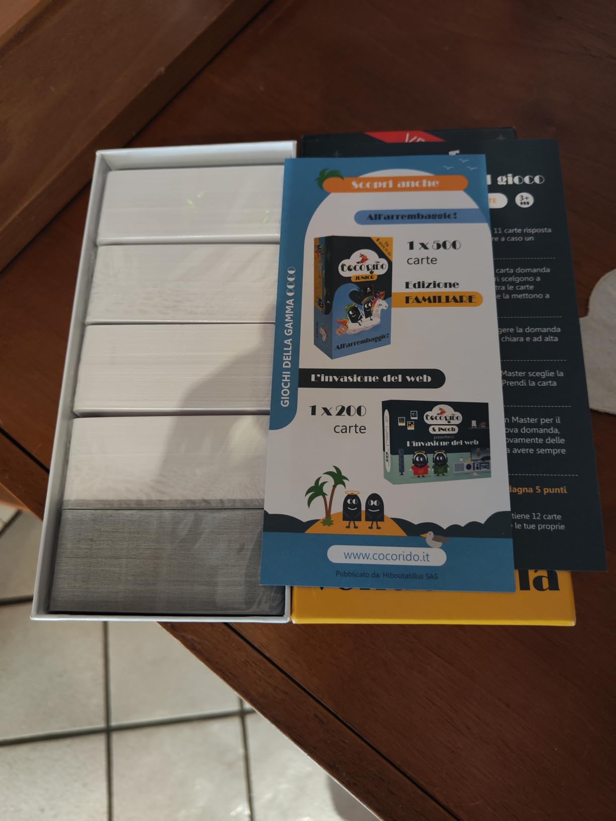 Coco Rido La Vendemmia 2.0 gioco di carte party 3-10 giocatori