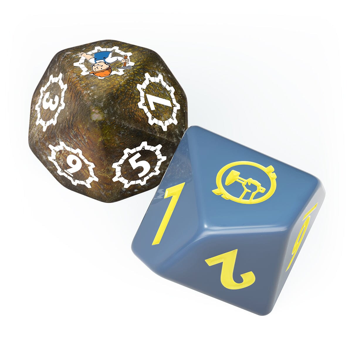 Modiphius Fallout Factions Dice Set Wasteland Survivors 12 dadi d10