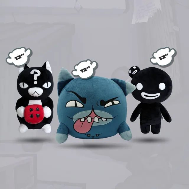 Maestro Media Mewgenics Plush Bundle 2 Peluche 12" Gambit