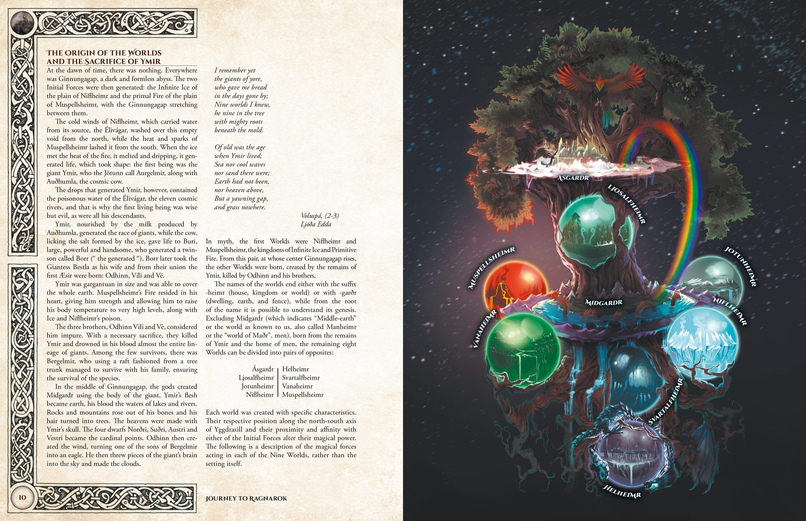 Journey to Ragnarok Corebook Deluxe Libro Gdr 5E Mitologia Norrena