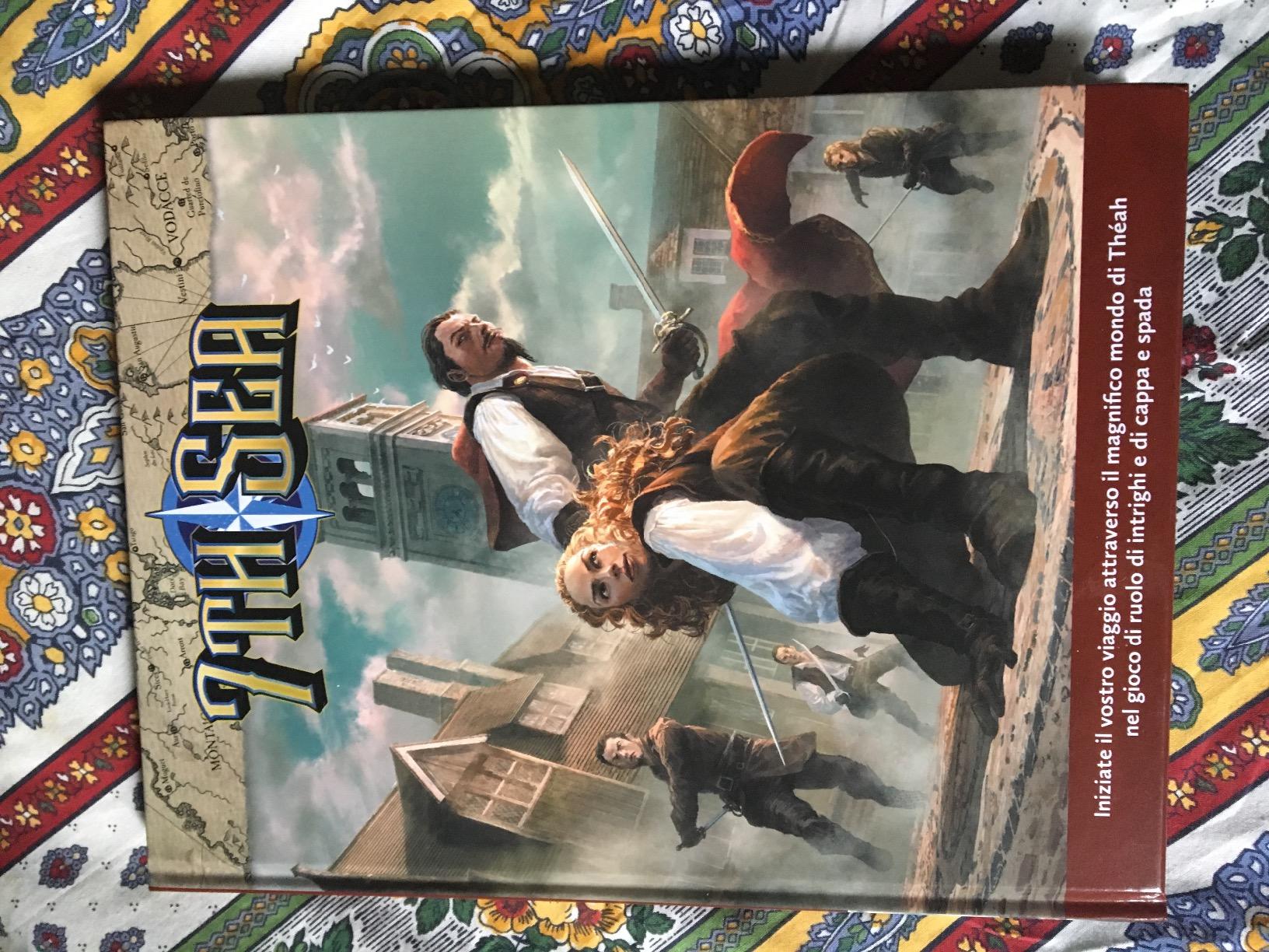 Asmodee Giochi Esperti 7th Sea Manuale Base GDR ITA Pirati Theah
