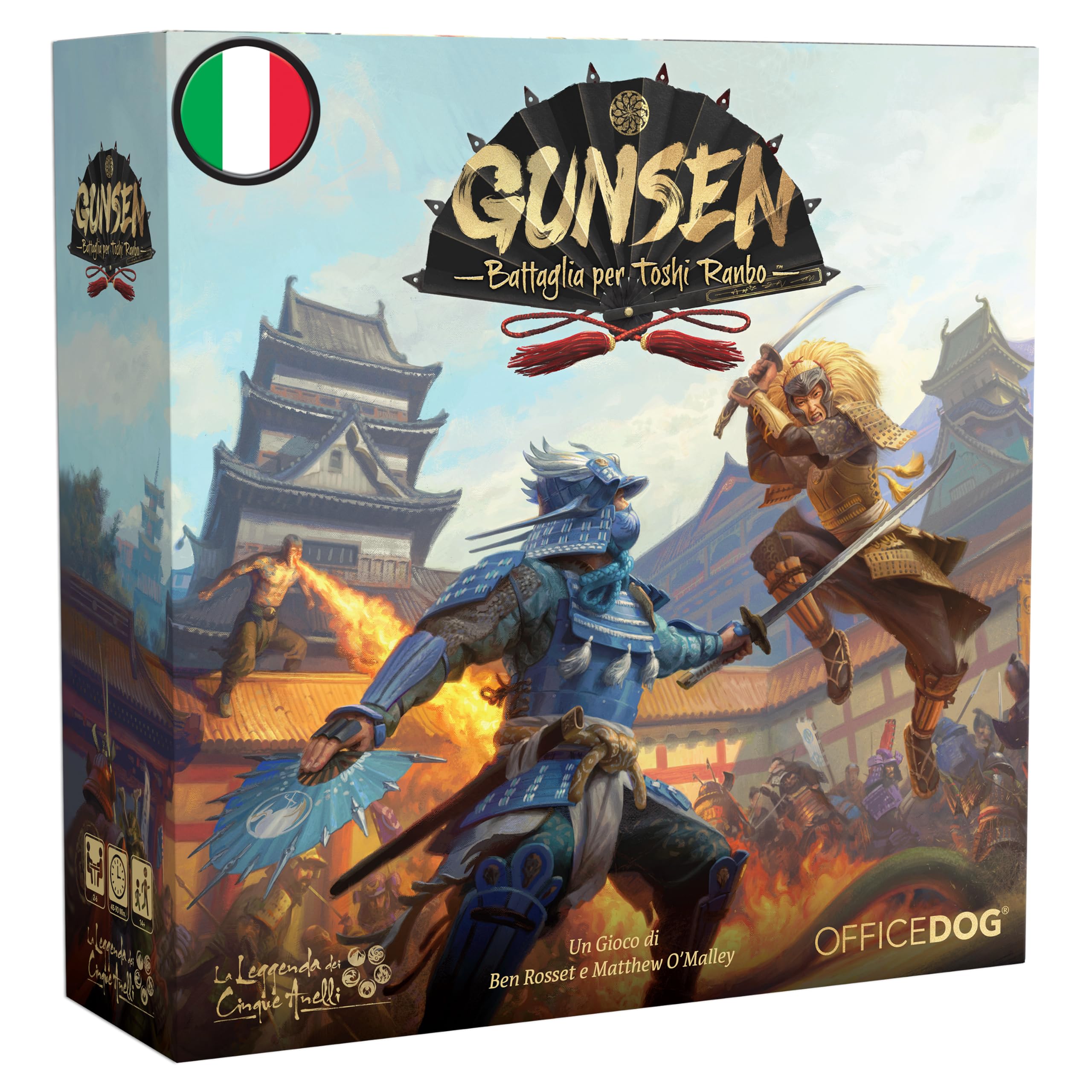 Asmodee Gunsen Battaglia per Toshi Ranbo gioco strategico ITA