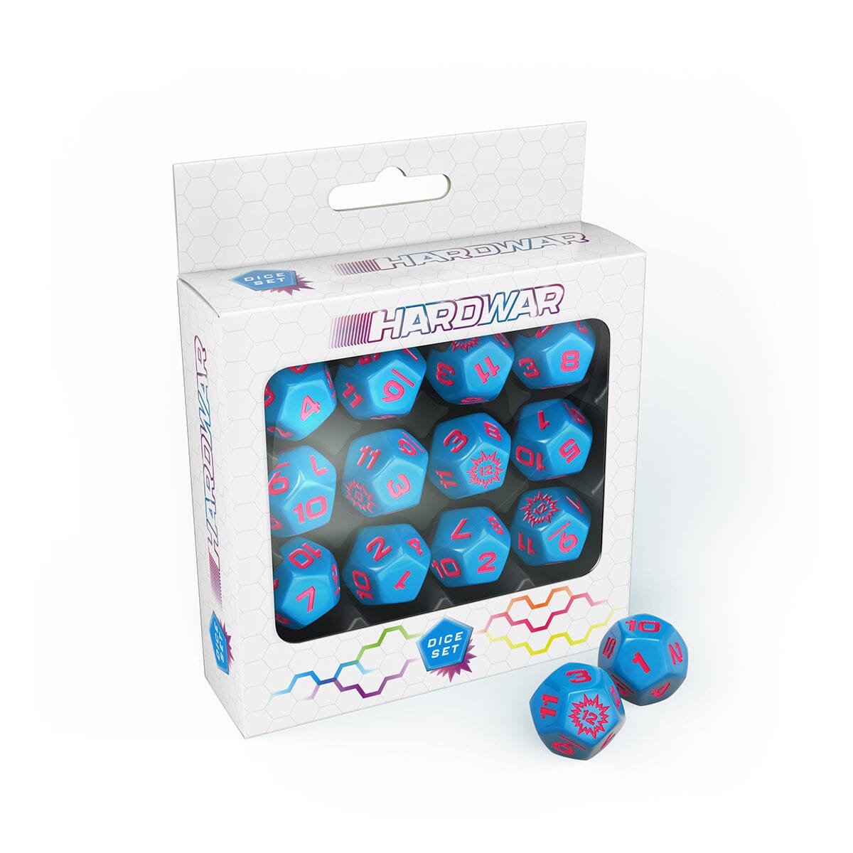 Modiphius Hardwar D12 Dice Set 12 dadi blu 20mm