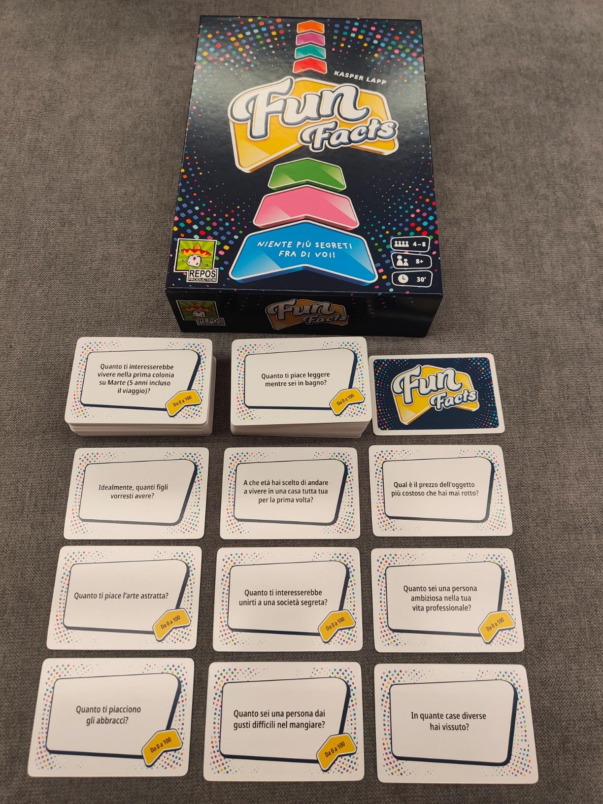Asmodee Fun Facts gioco da tavolo collaborativo 4-8 giocatori