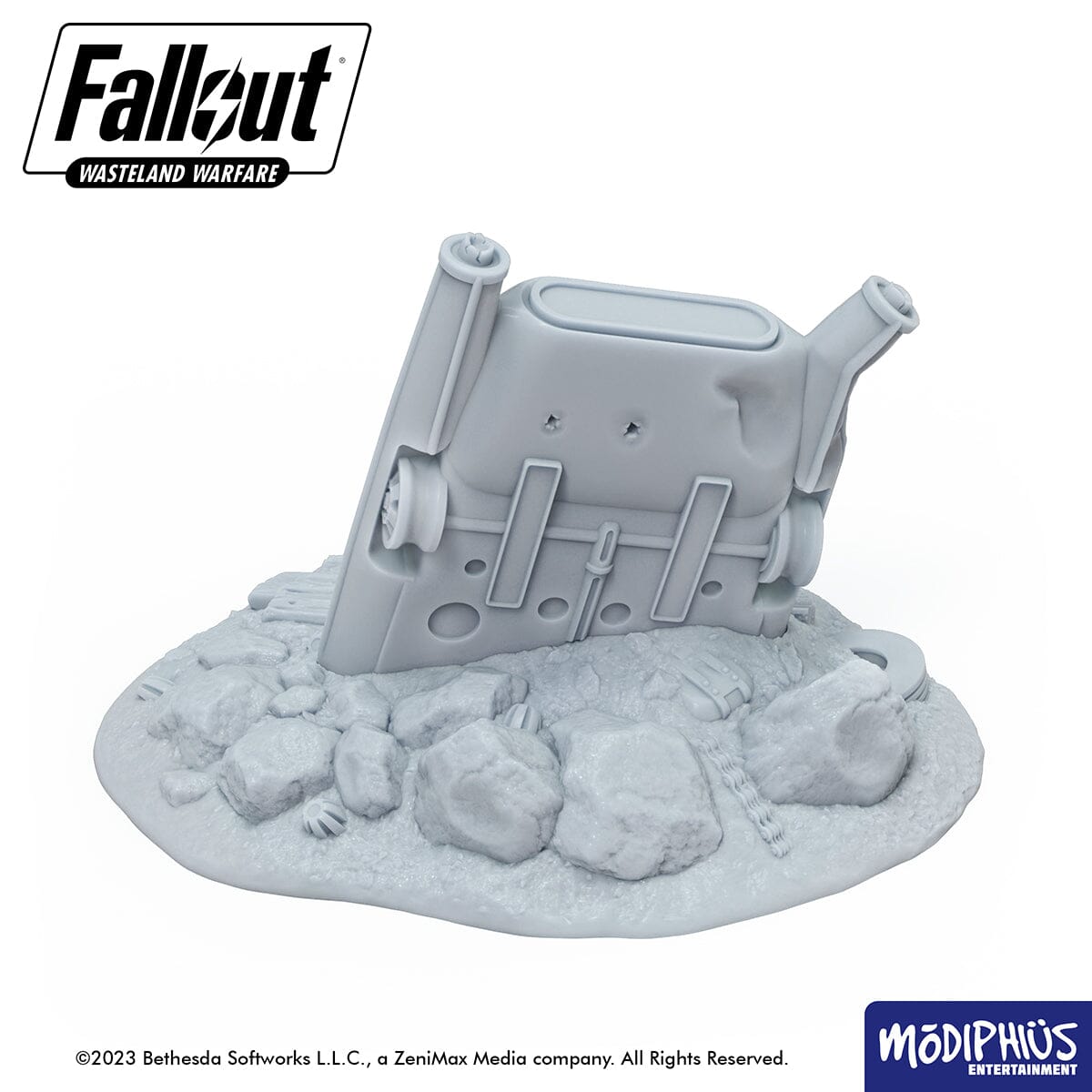 Fallout Wasteland Warfare Metal Dome terreno STL stampa 3D