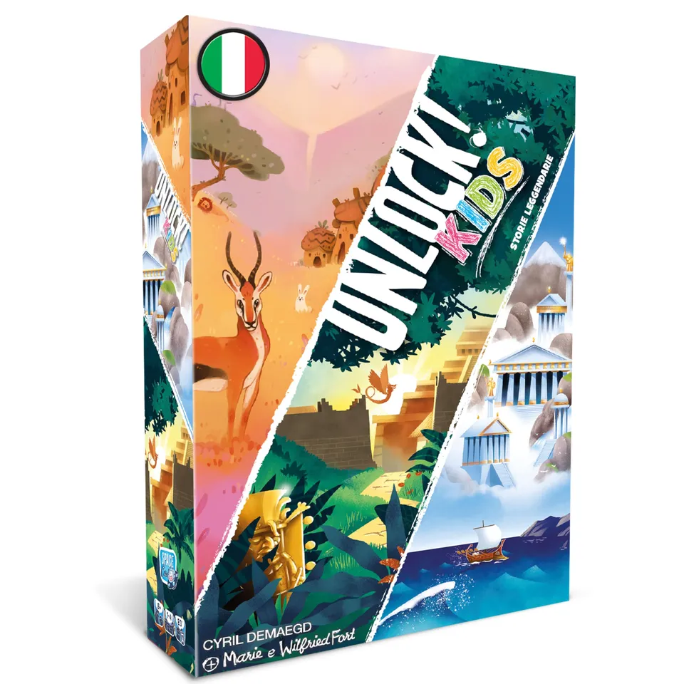 Asmodee Unlock! Kids Storie Leggendarie Gioco di Carte 6+ anni