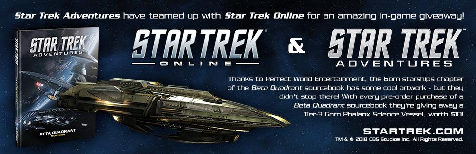 Modiphius Star Trek Adventures Beta Quadrant supplemento PDF 128 pagine