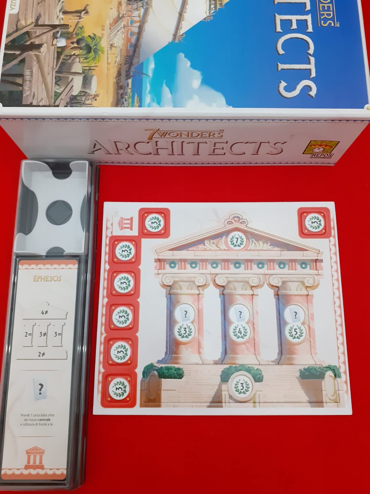 Asmodee 7 Wonders Architects Gioco Base Gioco da Tavolo