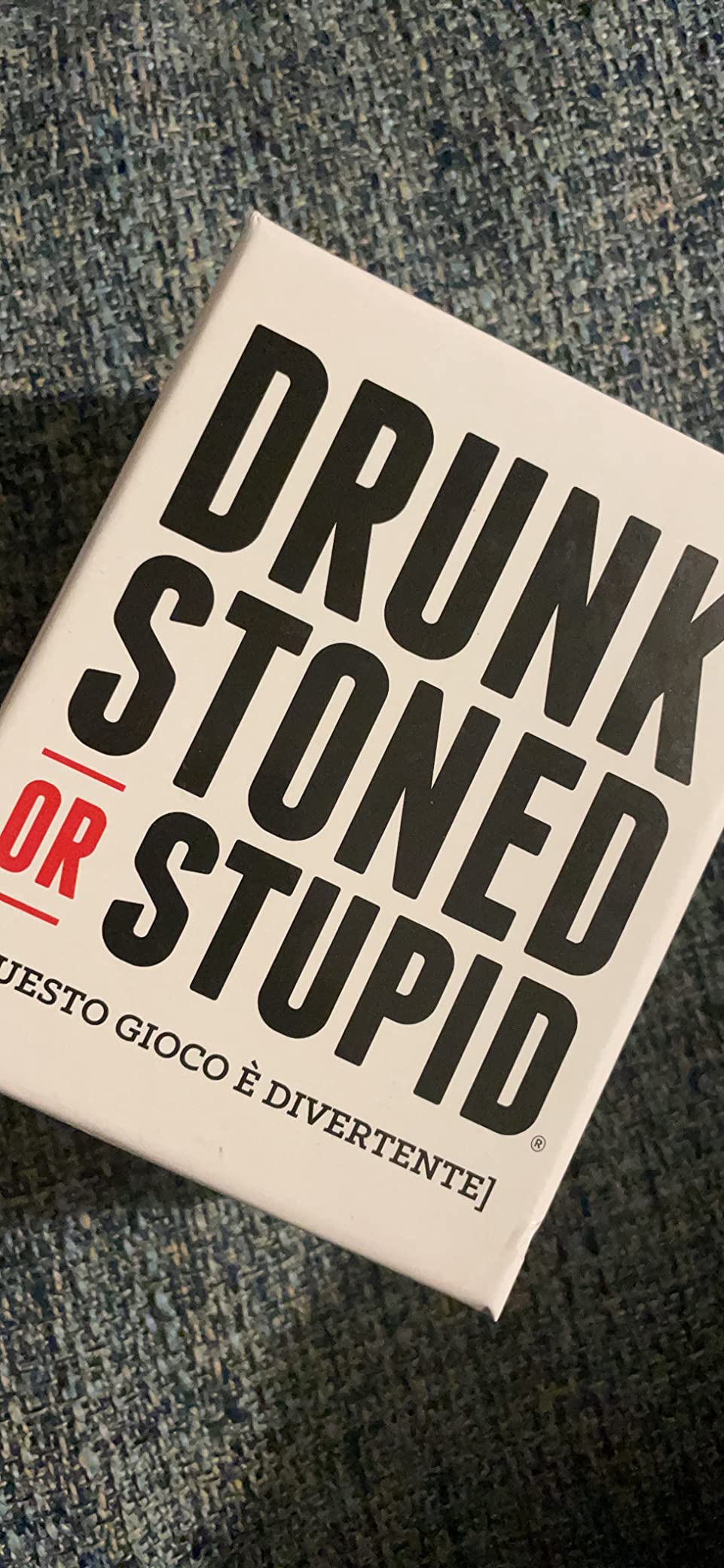 Drunk Stoned or Stupid Party Game Carte Amici 18+ Anni