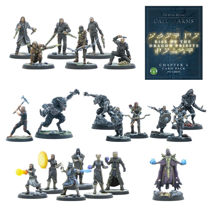 Modiphius Elder Scrolls Call to Arms Chapter 4 Followers Bundle miniature