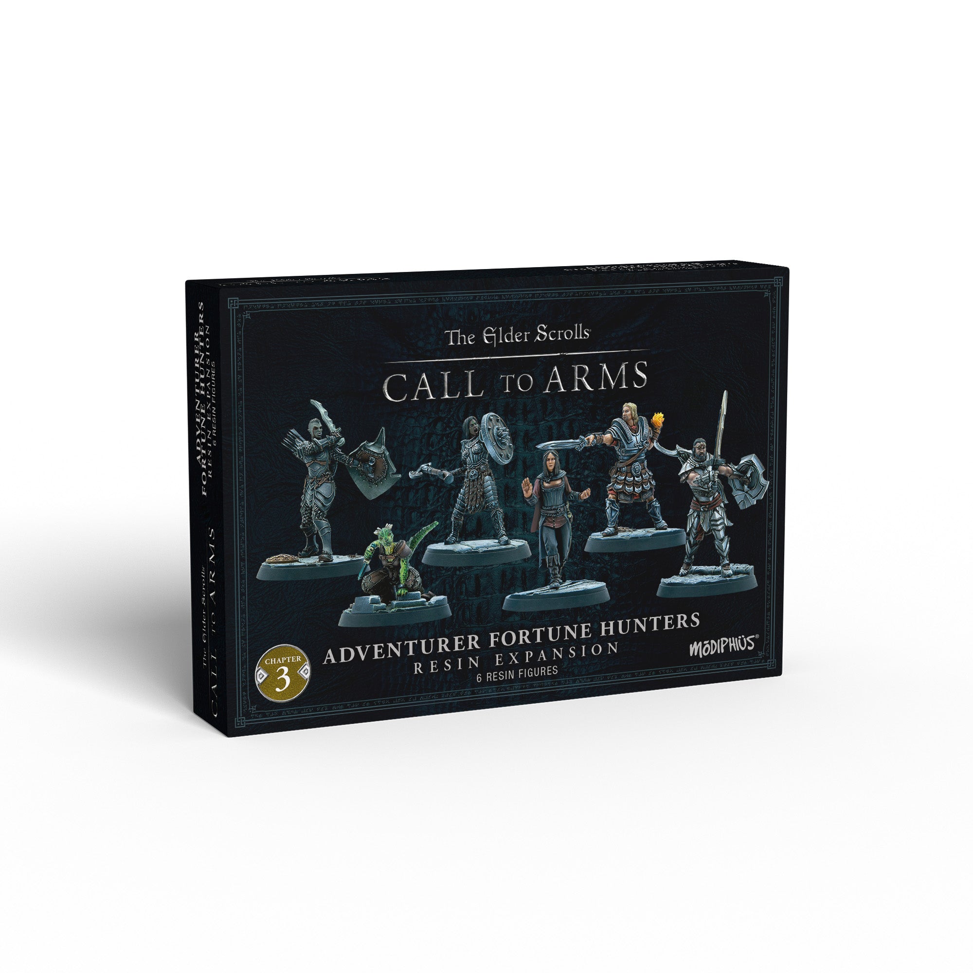 Modiphius Elder Scrolls Call to Arms Adventurer Fortune Hunters miniature resina