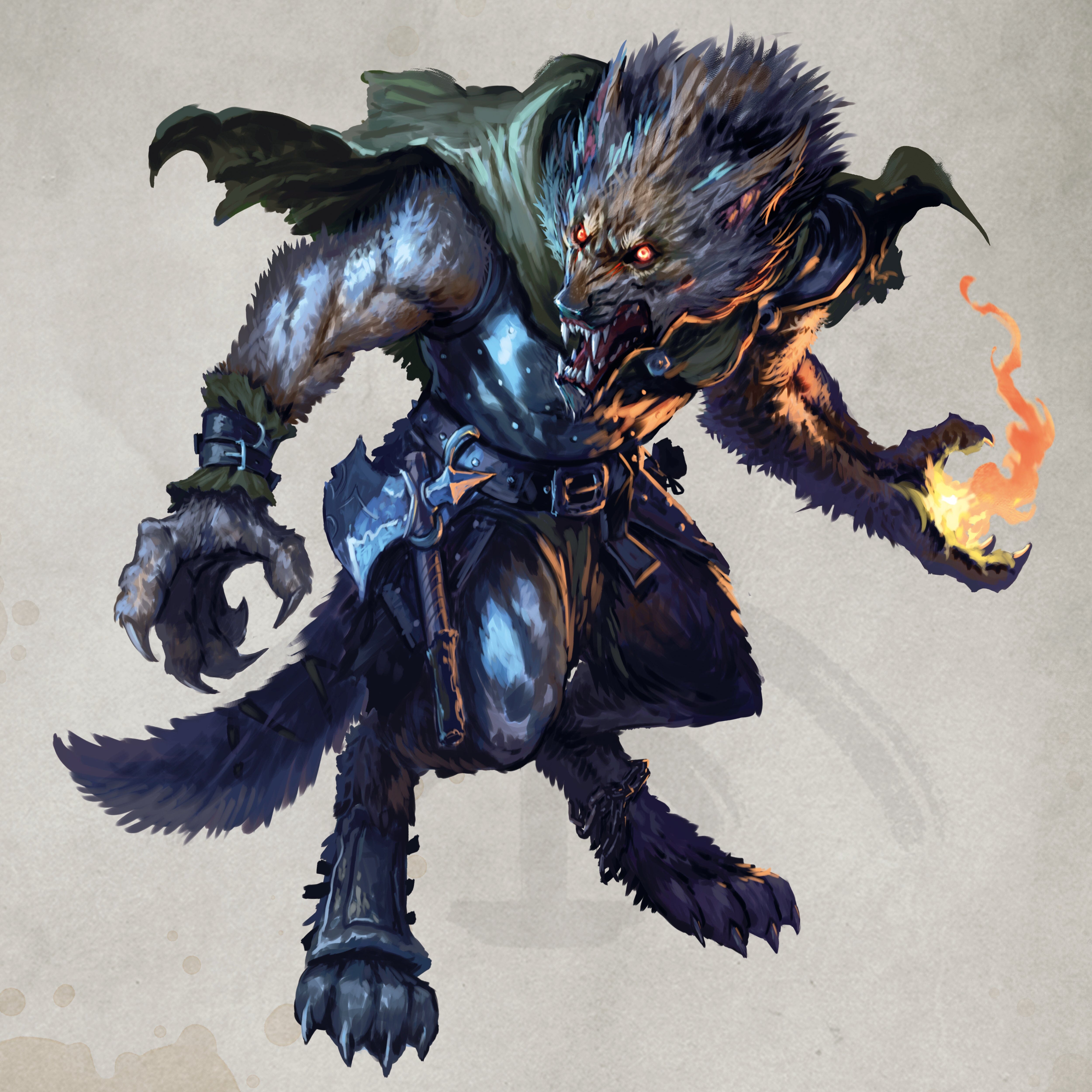 Modiphius Nightfell Children of the Moon manuale 5E licantropi