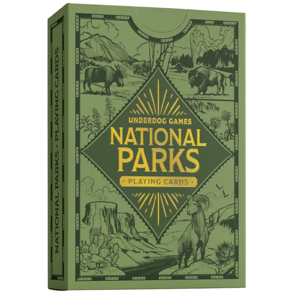 Underdog National Parks Playing Cards mazzo di carte