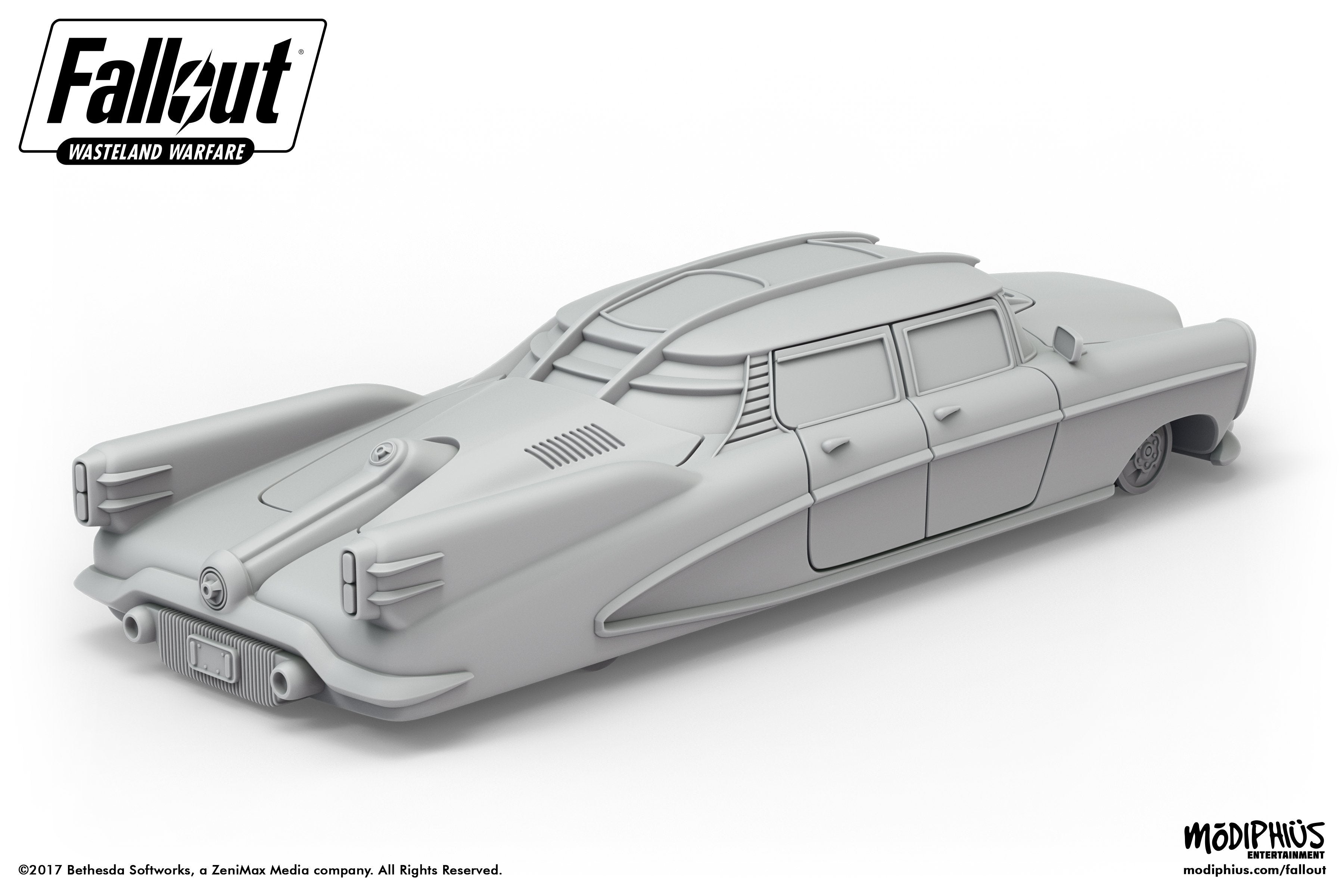 Modiphius Fallout: Wasteland Warfare Auto Corvega Atomic V8 STL