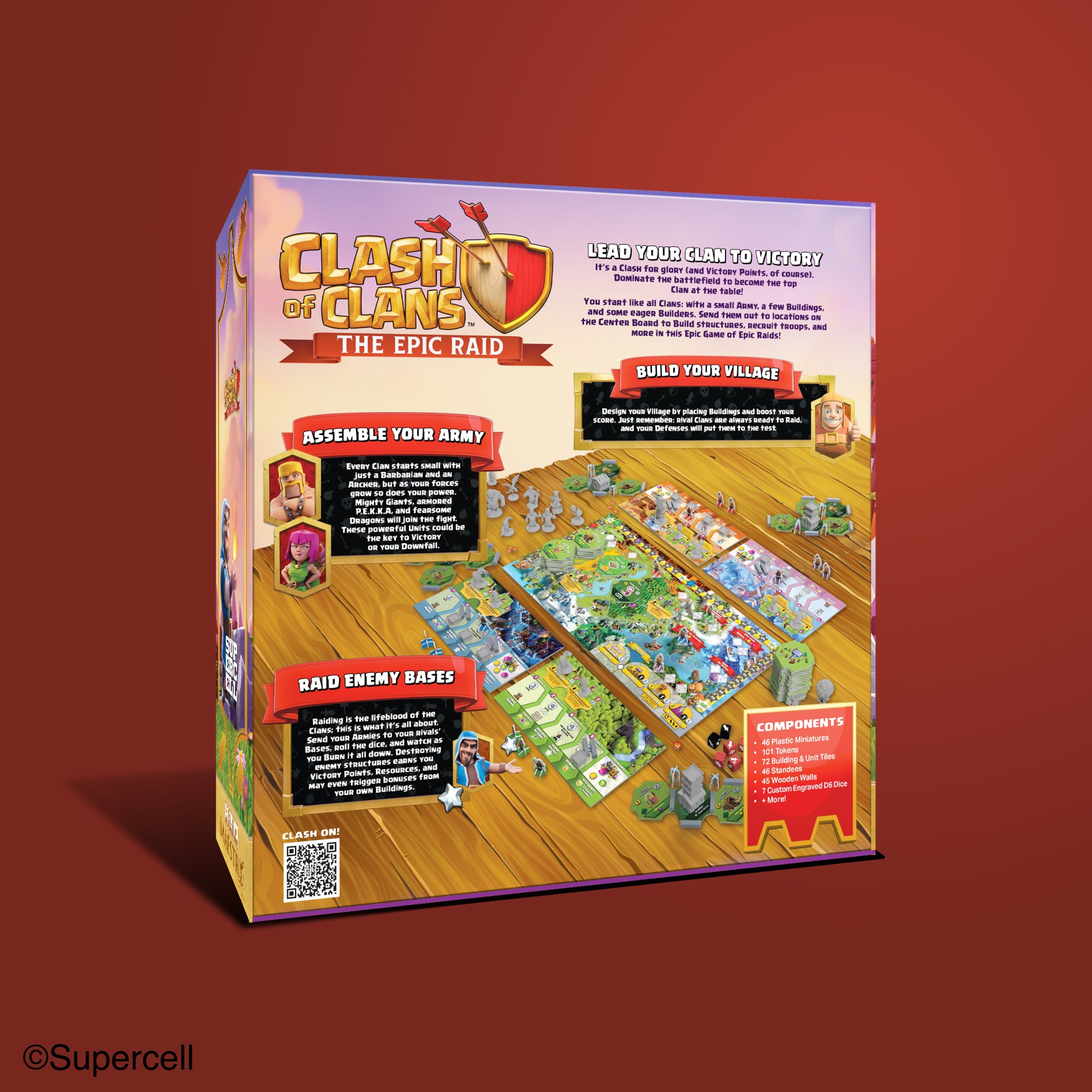 Maestro Media Strategy Clash of Clans Epic Raid gioco tavolo Core Edition